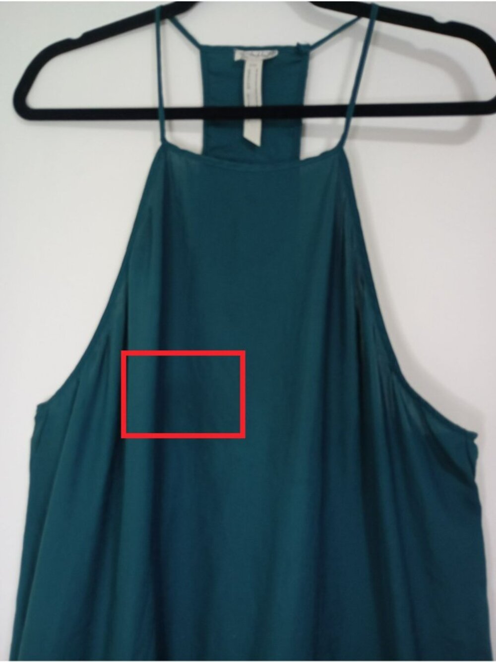 Free People Intimately Teal Strappy Ruffle Mini Dress Sleeveless Size M - Picture 5 of 9
